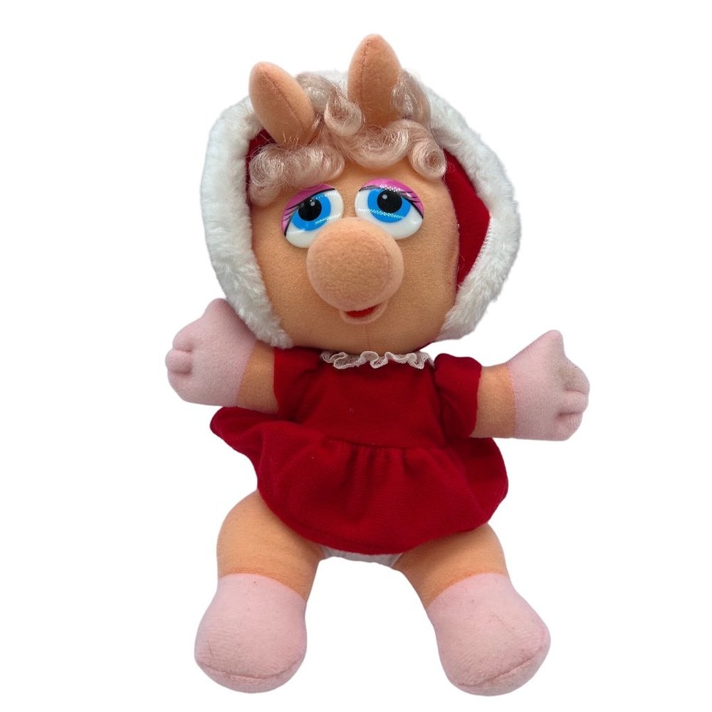 Vintage Baby Miss Piggy Plush the Muppets show Kermit JIM HENSON 1987
